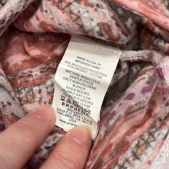 PRANA | Burnout Tee | Magenta Ombré | Women’s Small - Picture 8 of 9